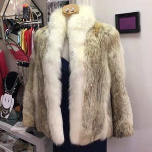 Coyote Fur  Jacket - Like New!